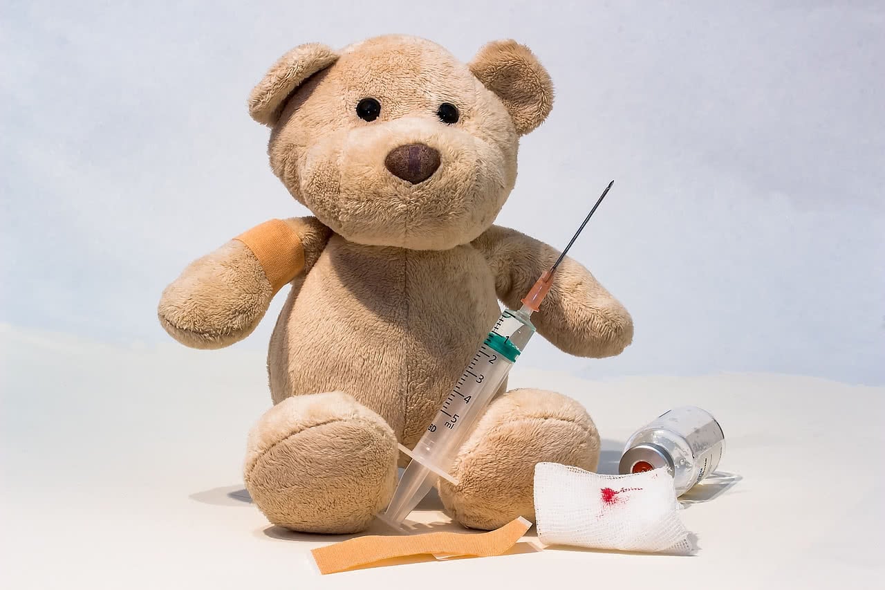 Image with Vaccine and Toy