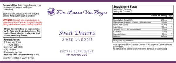 Sweet Dreams Label Feb2020